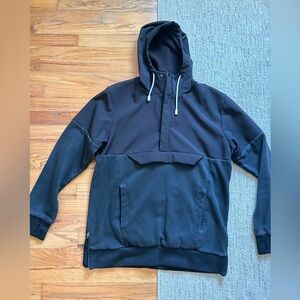 Thick camping/cargo jacket, black.